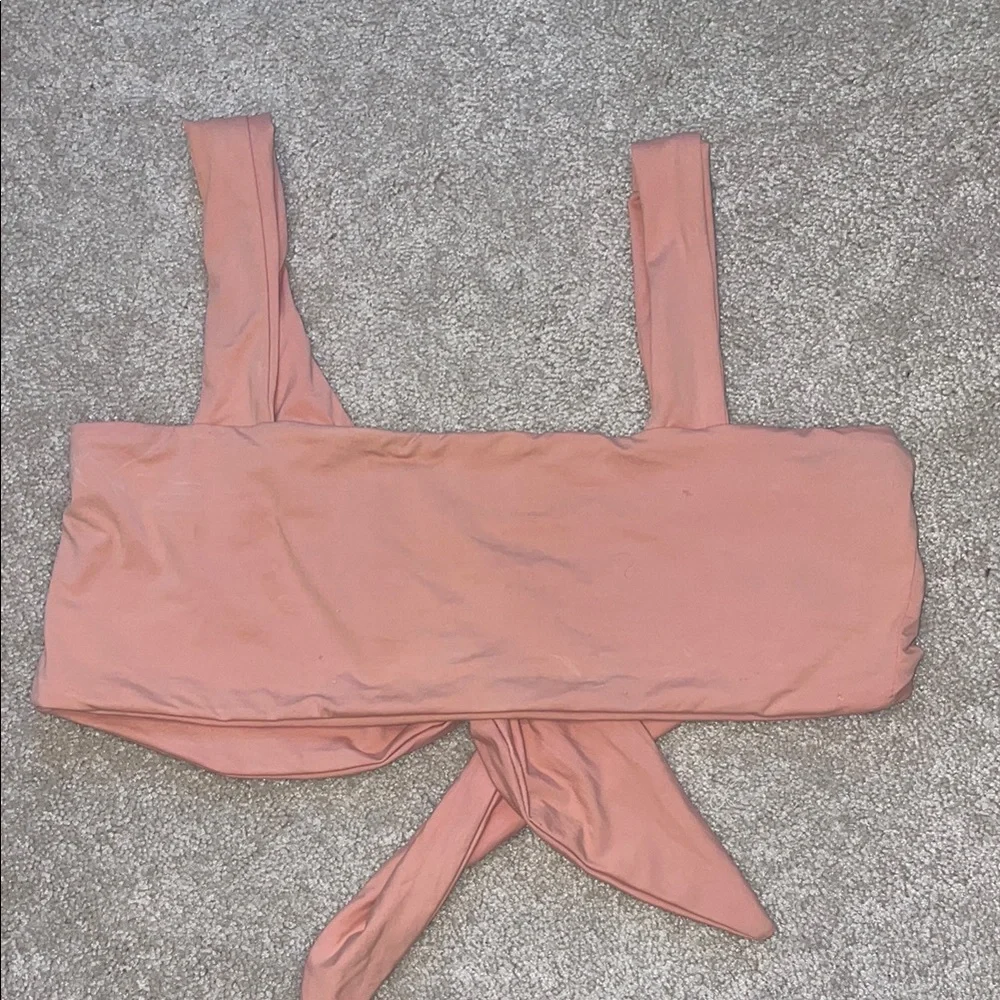 Shore Reversible Pink Knot Bikini Top | Size Medium - Picture 4 of 4